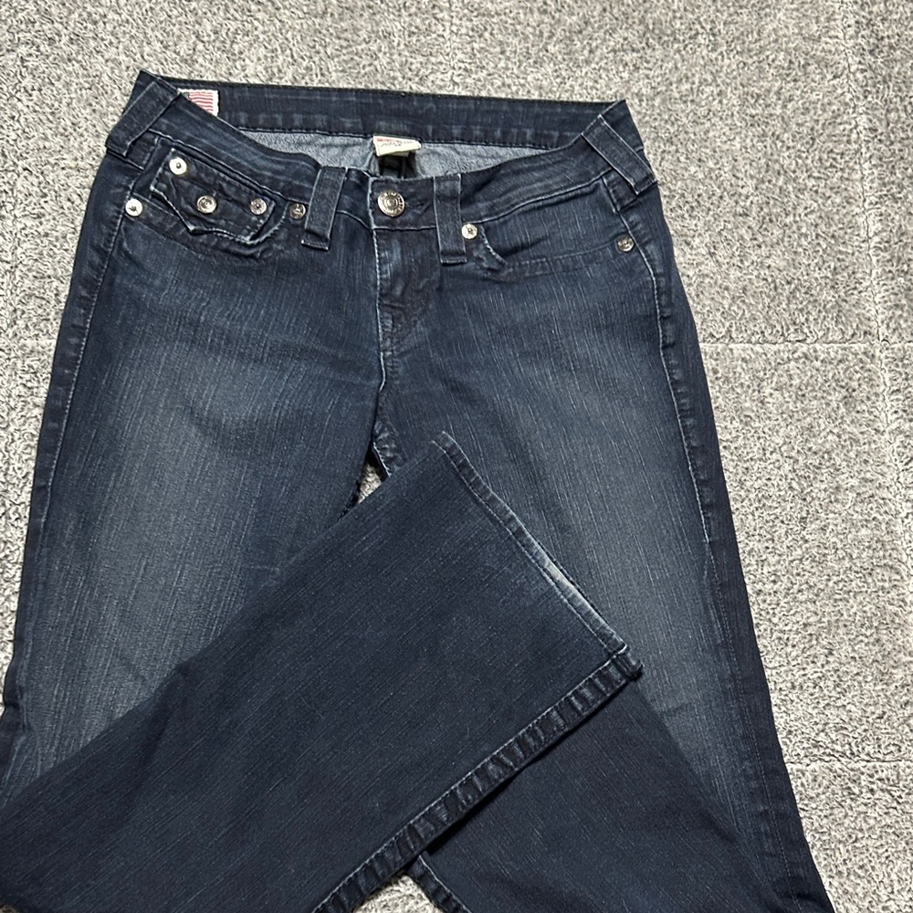 True Religion Dark Indigo Women's Boot Cut Jeans